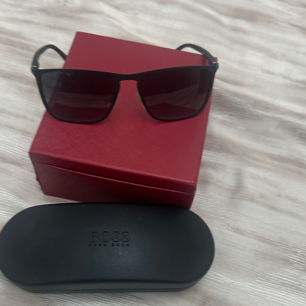 Hugo Boss Dark Sunglasses with Case